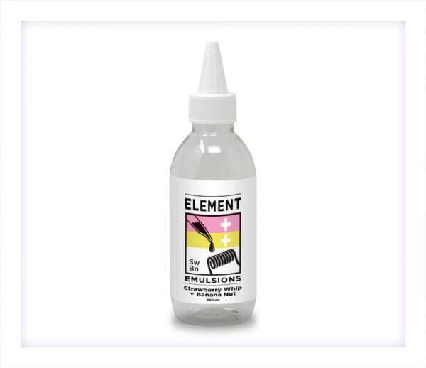 Element Emulsions Strawberry Whip and Banana Nut Short Shot
