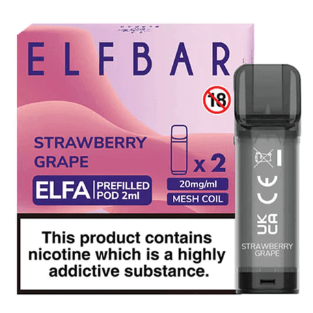 Elf Bar Elfa Prefilled Pods- Strawberry Grape