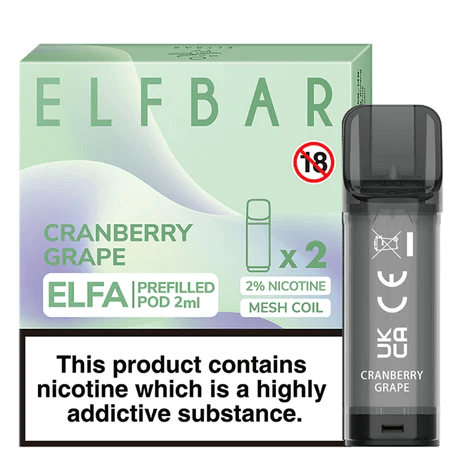 Elf Bar Elfa Prefilled Pods- Cranberry Grape