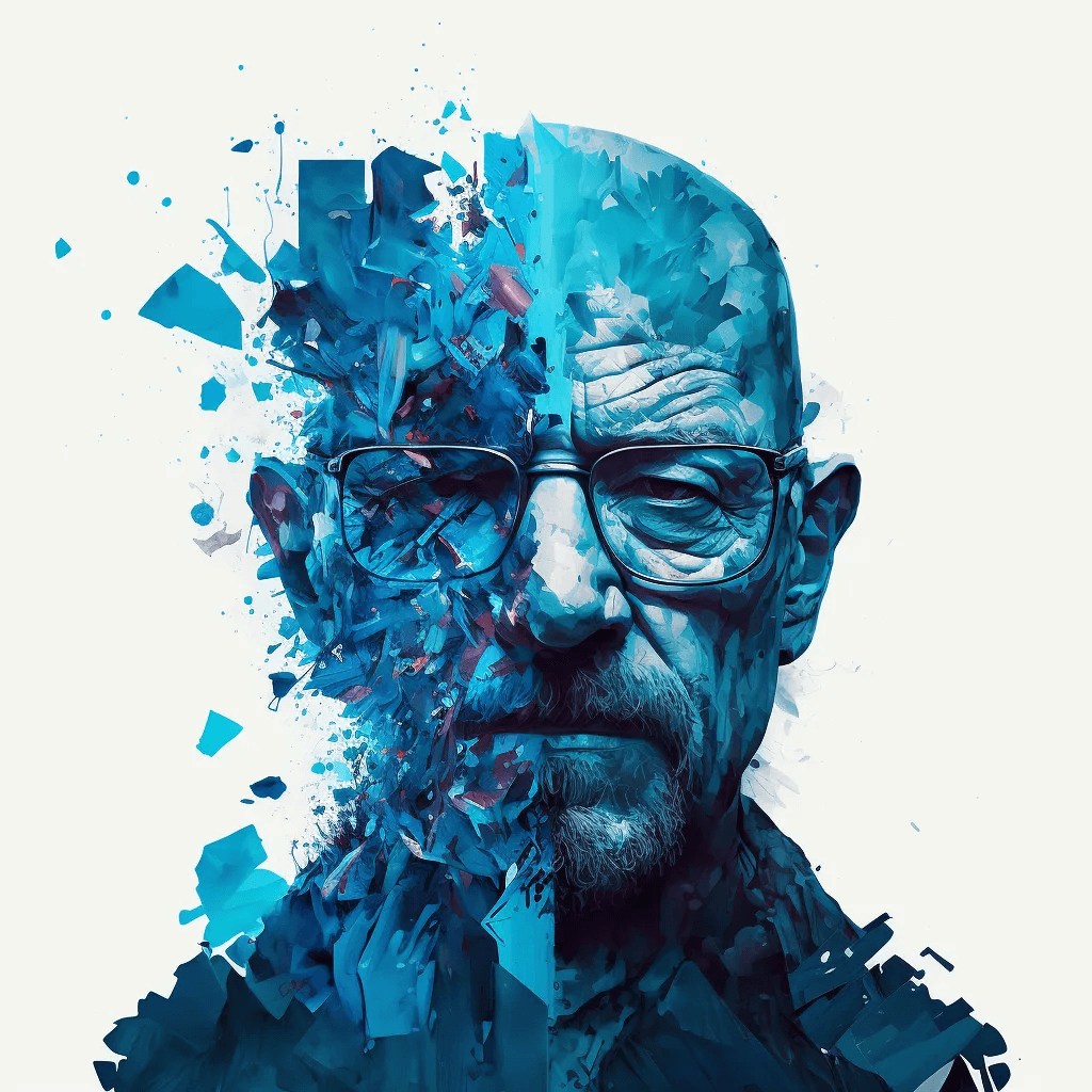 Why is Heisenberg e-liquid blue?