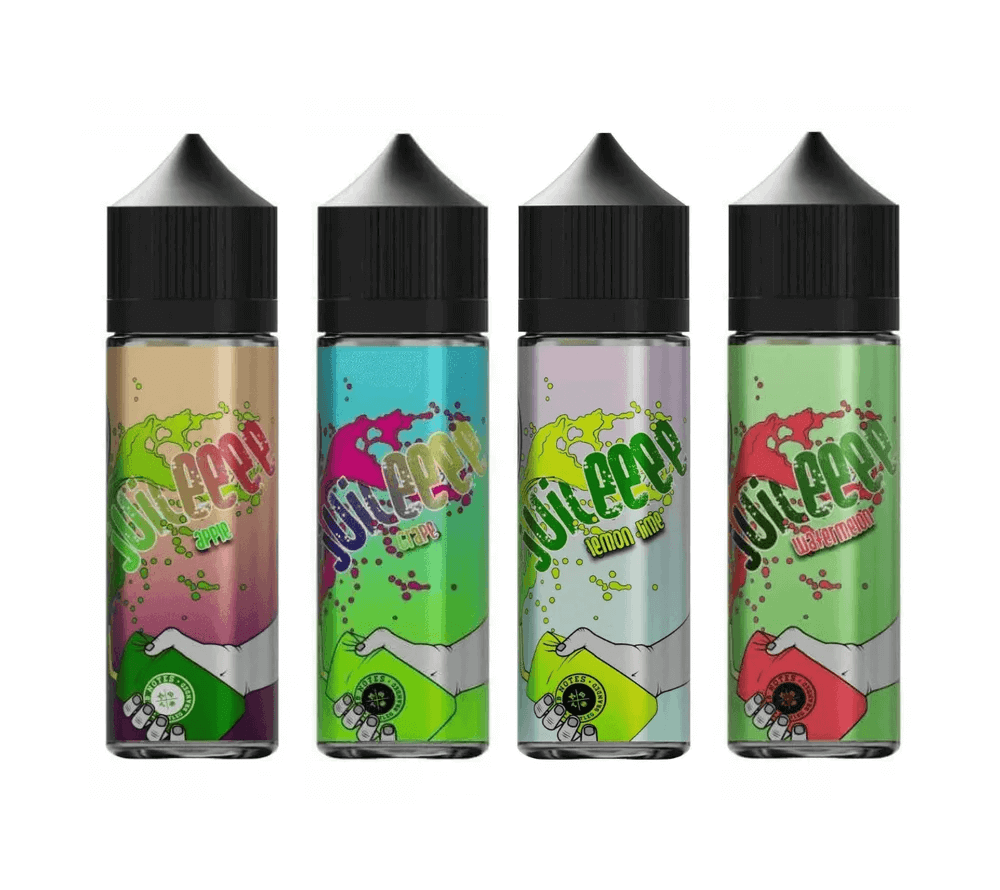 Juicee 50ml E liquid Shortfill Apple, Apple Blackcurrant, Grape, Lemon  Lime- £4.99