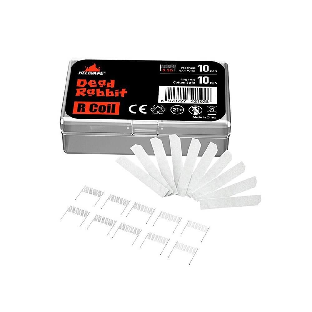Hell Vape Dead Rabbit R Coil Meshed KA1 Wire/10pcs- £3.04