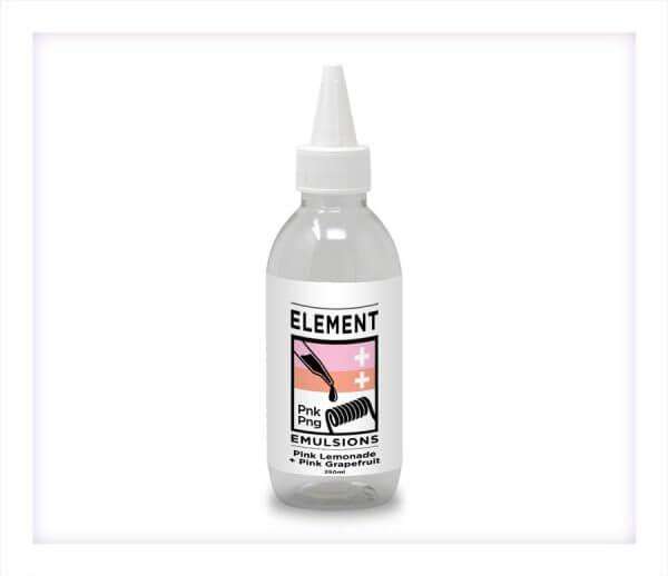 Element Emulsions Pink Lemonade and Pink Grapefruit Short Shot