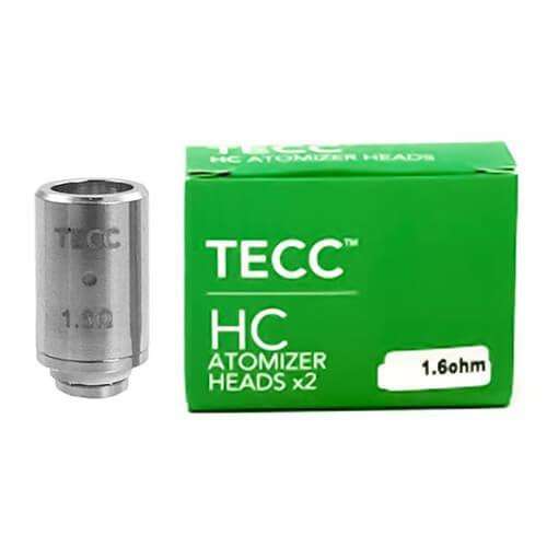 Tecc HC 1.6 Ohm Atomiser Heads 2 Pack