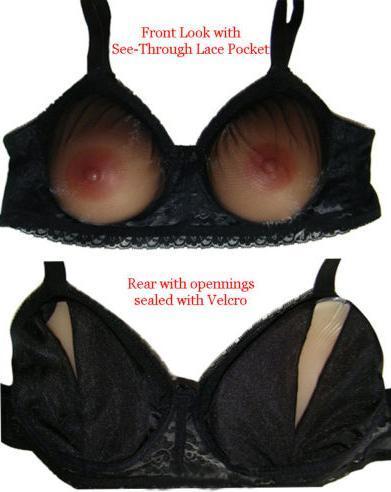 Silicone Form Pocket Breast Bra