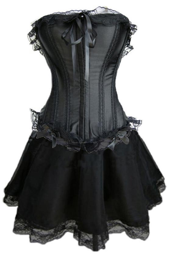 Ladies (Black Frill) Moulin Rouge Costume | Forever Young