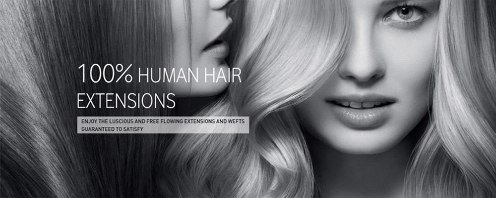 Forever Young Human Hair Extensions. Clip ins Weft Nano Rings