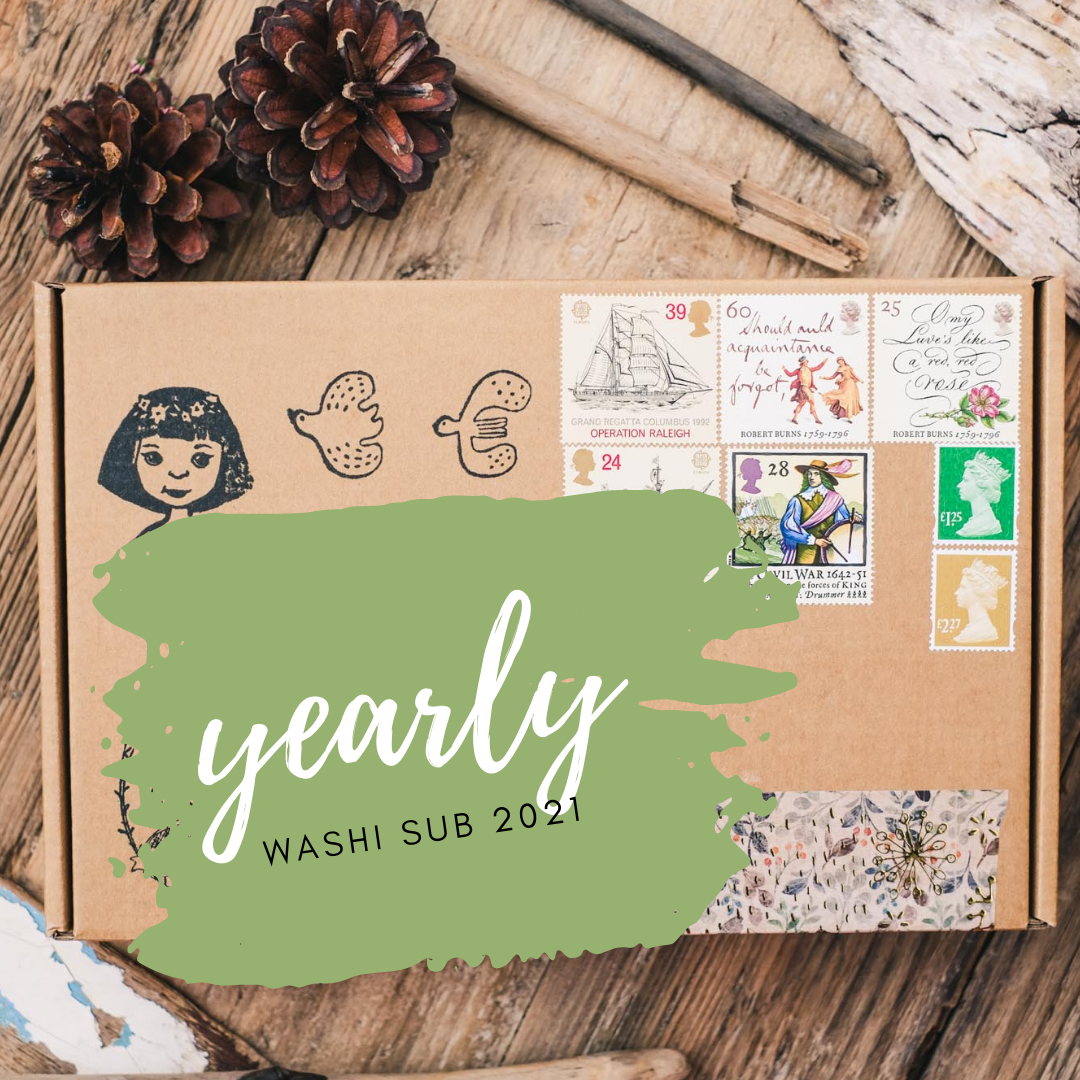 *PREORDER* YEARLY washi box subscription 4x quarterly washi tape