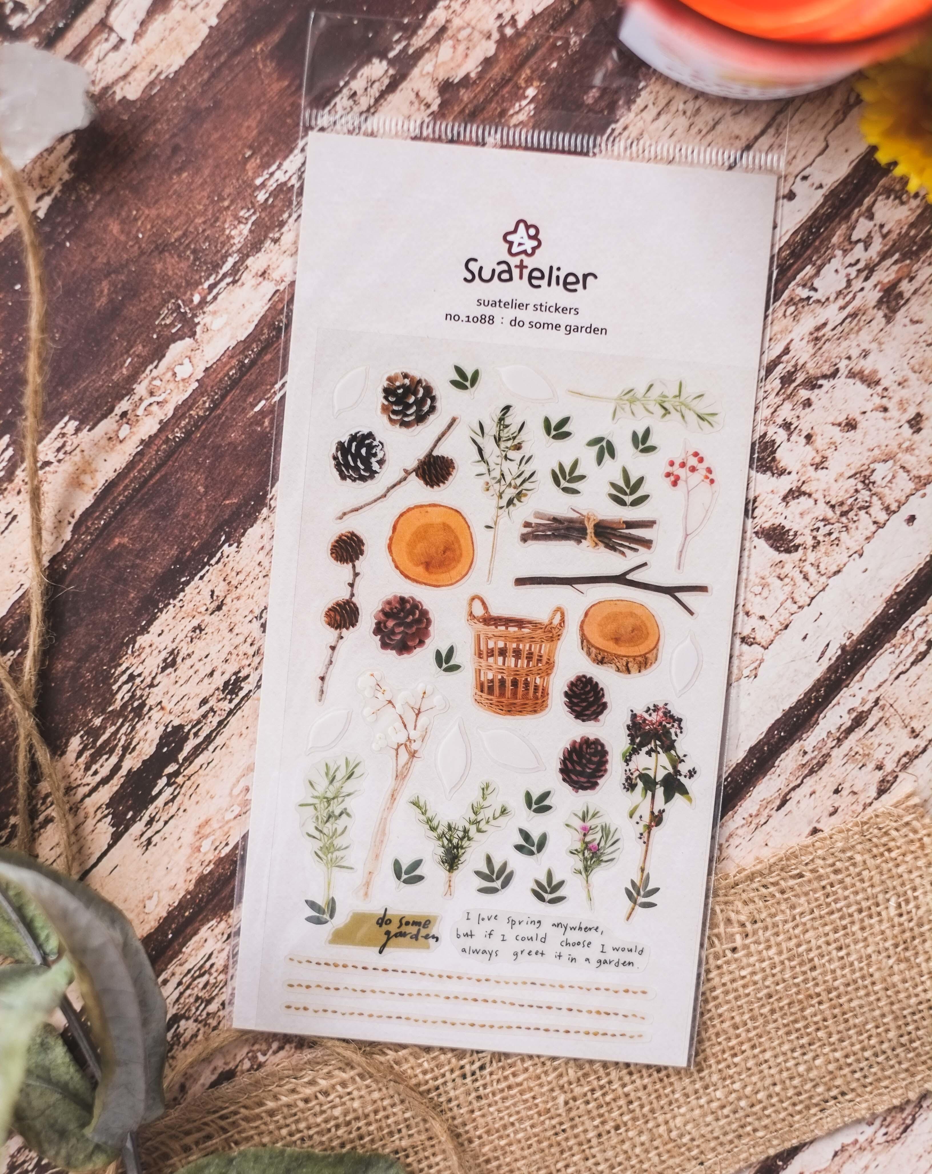 Suatelier sticker sheet - do some garden