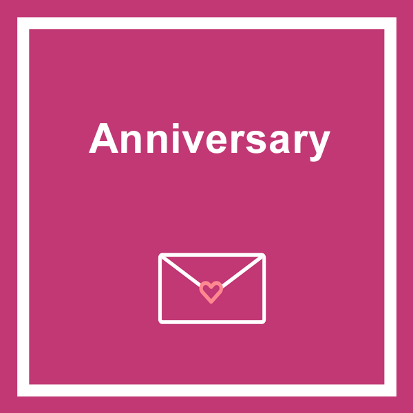 Anniversary greeting cards category icon