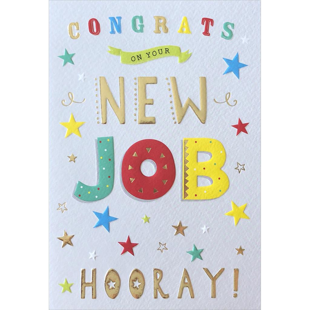New Job Hooray | Congratulations Greeting Card