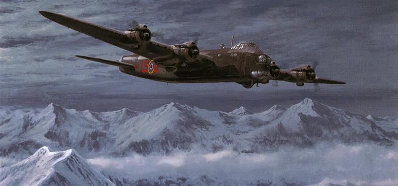 The Night Shift - Short Stirling - Christmas Card M143