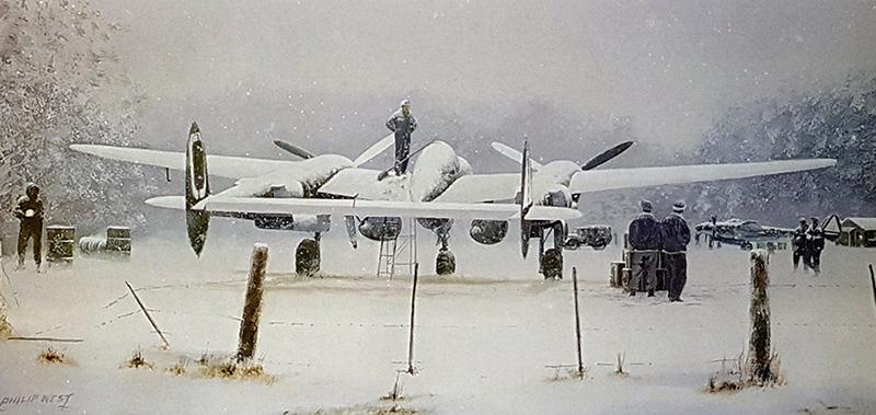 White Lightning - P-38 Christmas Card M530