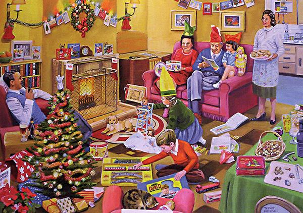 Christmas Joy - Nostalgic Christmas Card T006