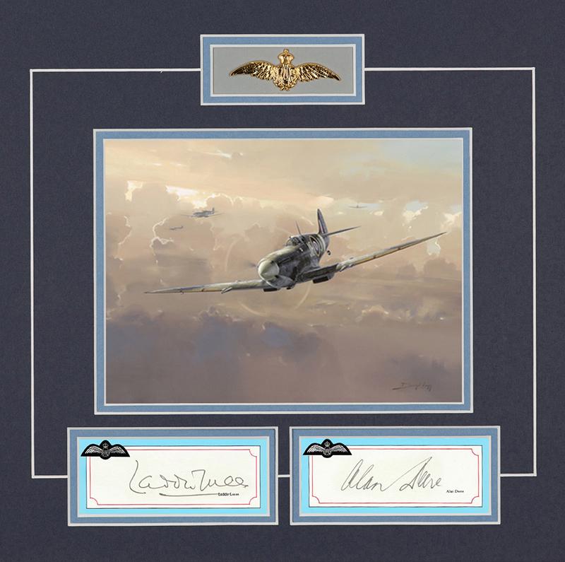 LADDIE LUCAS and Air Commodore ALAN DEERE - RAF Pilot Signatures - RAFF14