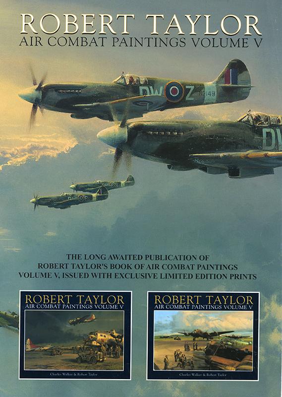 Air Combat Paintings Vol V by Robert Taylor - Sales Brochure - Grade A