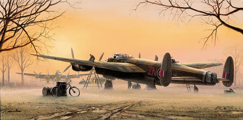 Lancasters at the Ready - Artist Proof by Philip West