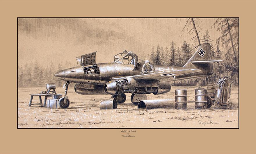 Me262 of JV44 by Stephen Brown