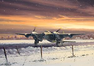 Tough Target Tonight - Mosquito Aviation Christmas Card