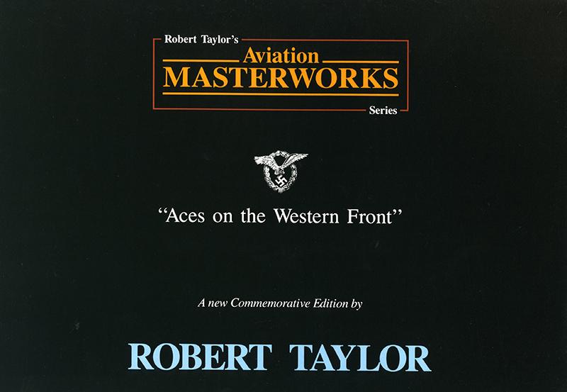 Aces on the Western Front by Robert Taylor - Sales Brochure - Grade A