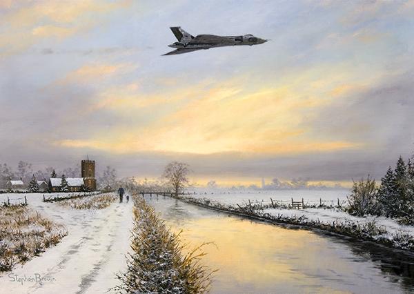 Winter Warrior - Avro Vulcan - Christmas Card M357
