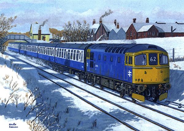 Christmas at Gillingham - Railways Christmas Card R051