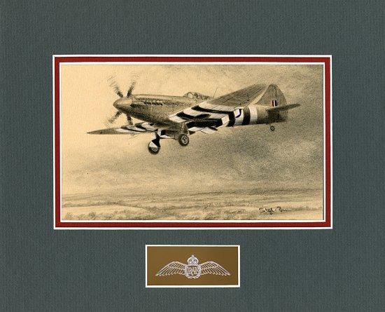 Spitfire PR Mk XIX by Stephen Brown - Original Drawing