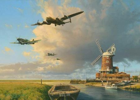 Home Again, England by Robert Taylor - Lancaster Greetings Card RT40