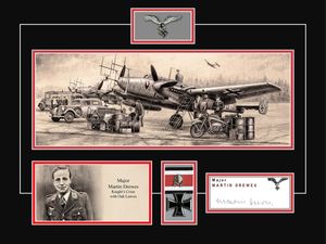 Graphite Collection - Me110G-4 Nightfighter Pilot Martin Drewes Sig