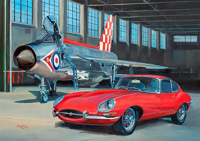 The Epitome of Excellence by Lee Lacey - Classic Car Greetings Card L064