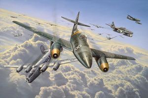 Clash Over Bramsche by Richard Taylor - aviation art print