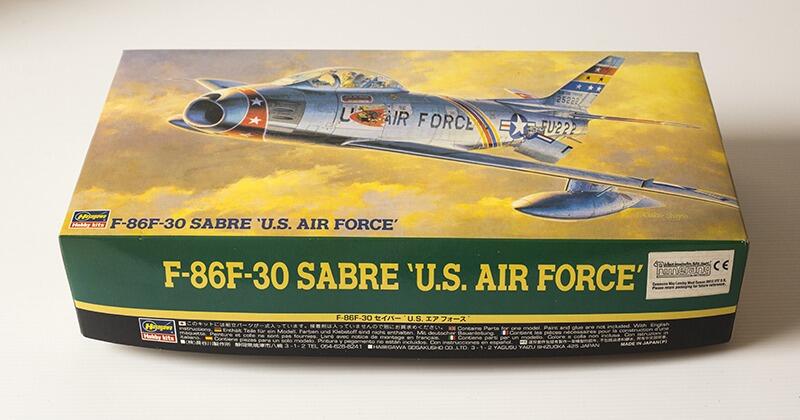 F-86F-30 Sabre 'U.S. Air Force' Fighter - Hasegawa kit 1:48