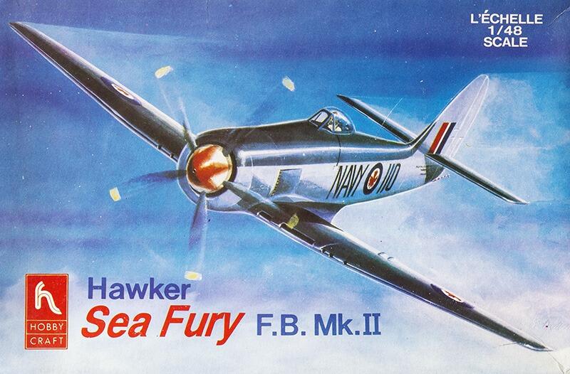 Hawker Sea Fury F.B. Mk.II - Royal Navy fighter - Hobby Craft kit 1:48 ref HC1583