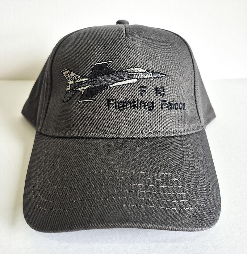 F-16 Fighting Falcon Baseball Cap - Light Grey