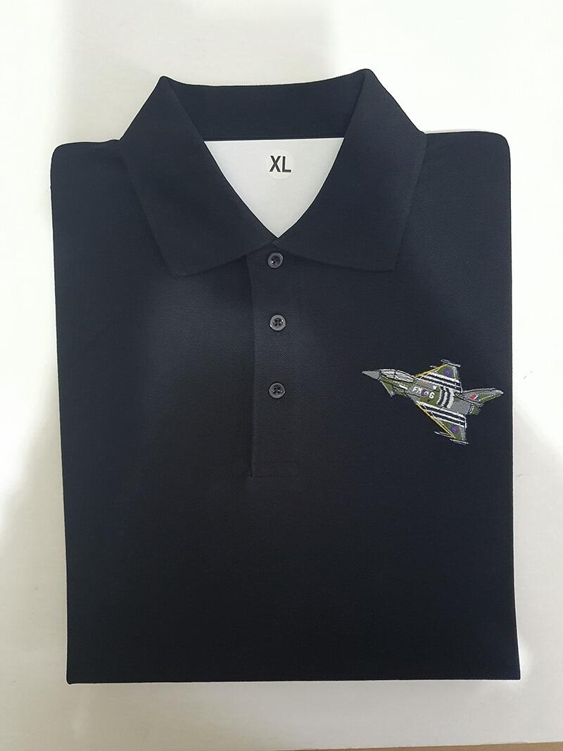Typhoon FGR4 Moggy Polo Shirt - Black