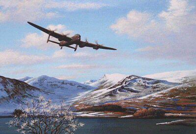 Safely Home - Avro Lancaster - Christmas card M205