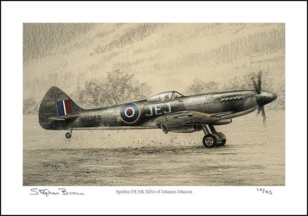 Spitfire FR Mk XIVe of Johnnie Johnson - LE30