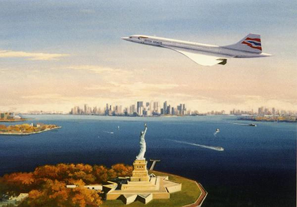 New York's Daily Visitor by Patricia Forrest - Concorde Greetings Card C005