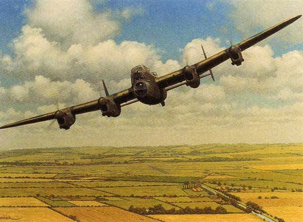 Avro Lancaster by Keith Woodcock - Lancaster Greetings Card M171