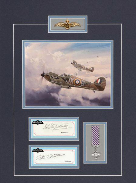 BOB STANFORD-TUCK and PETE BROTHERS - RAF Pilot Signatures - RAFF18