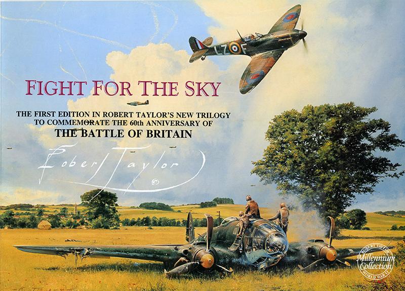 Fight For The Sky by Robert Taylor - Sales Brochure - Grade A