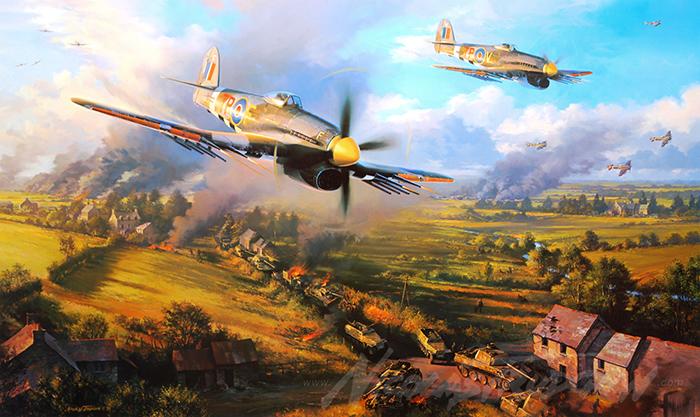 Typhoons at Falaise - Artist Proof by Nicolas Trudgian