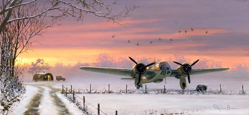Blenheim I - Winter Respite by Stephen Brown - Cameo print