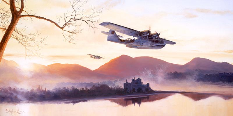 Catalinas of 210 Squadron by Stephen Brown