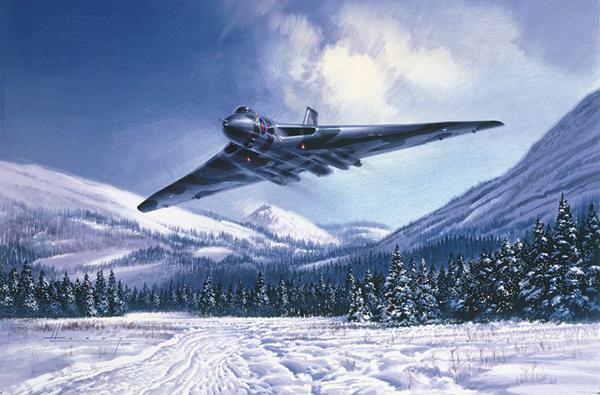 Ghost from Goose Bay - Avro Vulcan - Christmas card M495