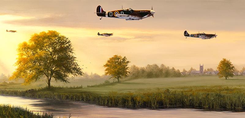 Return of the Few by Stephen Brown - Spitfire Greetings Card M278