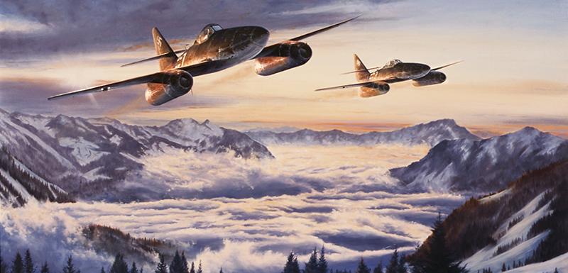 Stormbird Sunrise by Stephen Brown - Luftwaffe Greetings Card M276