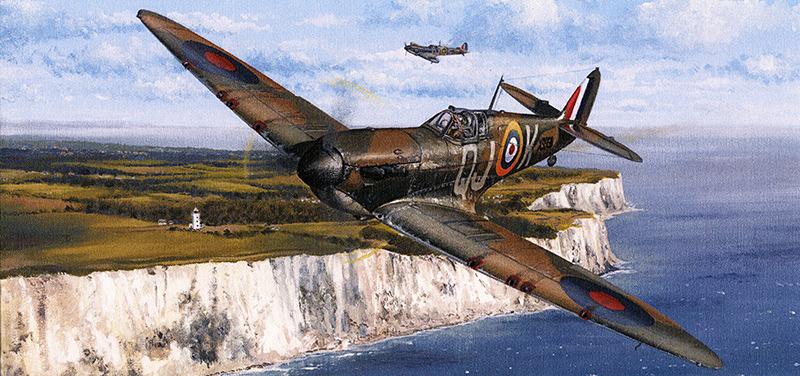 Defending the Realm by Philip West - Spitfire Greetings Card M458