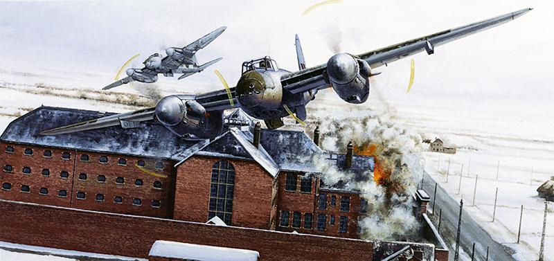 Operation Jericho by Philip West - Mosquito Greetings Card M470