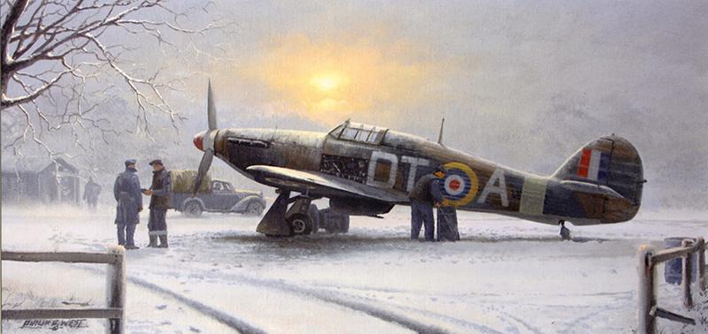 Winter of '40 - Hurricane Christmas Card M529